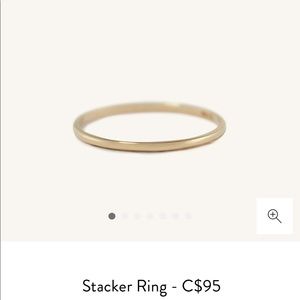 MEJURI stacker ring 14k gold